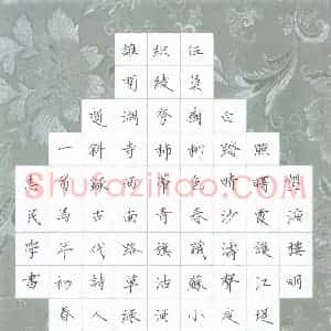 杨志民 硬笔楷书作品《古诗一首》图片欣赏