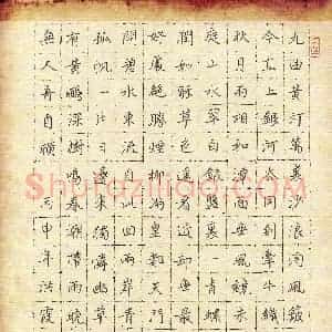 刘洪霞 硬笔楷书作品《唐诗五首》图片欣赏