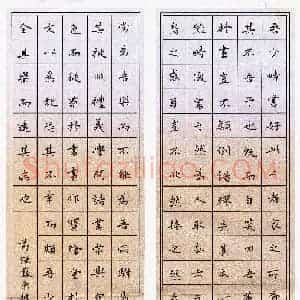 王永静 硬笔楷书作品《苏东坡宝绘堂记》图片欣赏