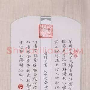 赵礼学 硬笔楷书作品《唐诗三首》图片欣赏