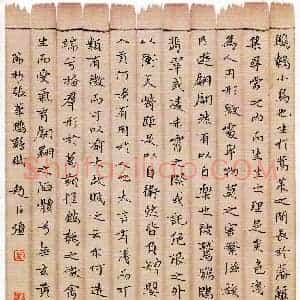 赵占强 硬笔楷书作品《节录张华鹪鹩赋》图片欣赏