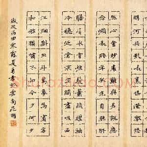 夏勇(成人组 铜奖)硬笔书法大赛 获奖作品图片欣赏
