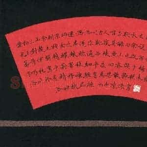 陈杰 硬笔楷书作品《洛神赋节录》图片欣赏