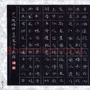 阎新宝 硬笔楷书作品《古人题梅诗》图片欣赏