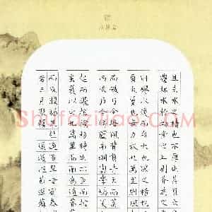 苏振宇 硬笔楷书作品《逍遥游节选》图片欣赏