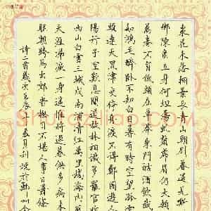 孙利标 硬笔楷书作品《诗二首》图片欣赏
