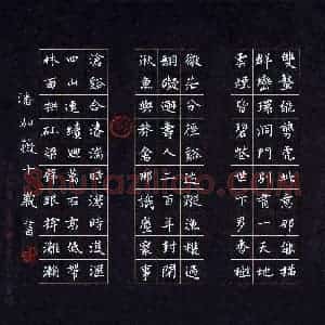 潘加薇(少儿组 10岁 特等奖)硬笔书法大赛 获奖作品图片欣赏