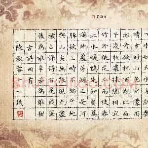 陈秋蓉(少儿组 11岁 特等奖)硬笔书法大赛 获奖作品图片欣赏
