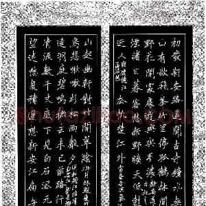 施建锋 硬笔楷书作品《唐诗五首》图片欣赏