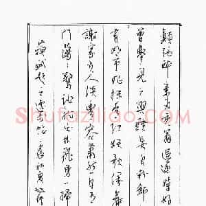 牟希贵 硬笔行草作品《苏轼题王逸少帖》图片欣赏