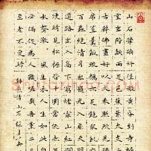 张建华(成人组)硬笔书法大赛 入围作品选登图片欣赏