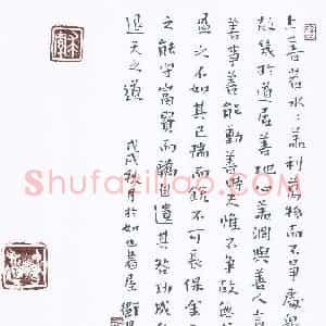 赵卫星(成人组 银奖)硬笔书法大赛 获奖作品图片欣赏