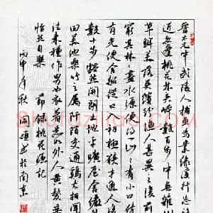阎硕(成人组)硬笔书法大赛 入围作品选登图片欣赏