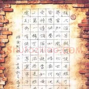 陈华武 硬笔楷书作品《录金刚经》图片欣赏