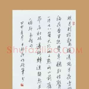 齐玉新 硬笔行草作品《辛弃疾词》图片欣赏