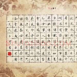 石占伟(成人组)硬笔书法大赛 入围作品选登图片欣赏