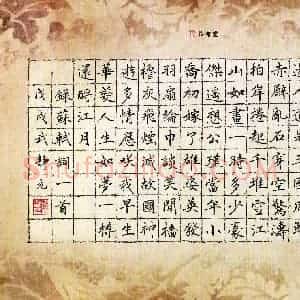 武静元(成人组)硬笔书法大赛 入围作品选登图片欣赏