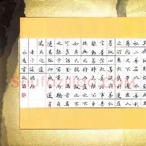邹永远 硬笔楷书作品《老子道德经》图片欣赏