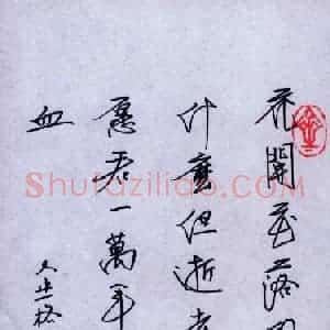 任定红 硬笔行书作品《人生格言》图片欣赏