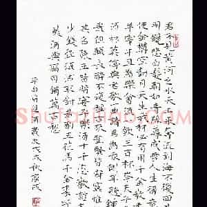 唐成(成人组)硬笔书法大赛 入围作品选登图片欣赏