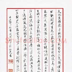 庄仕光(成人组)硬笔书法大赛 入围作品选登图片欣赏