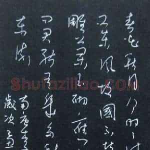 麦录 硬笔草书作品《李煜词一首》图片欣赏