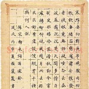 赖丽丽(成人组)硬笔书法大赛 入围作品选登图片欣赏