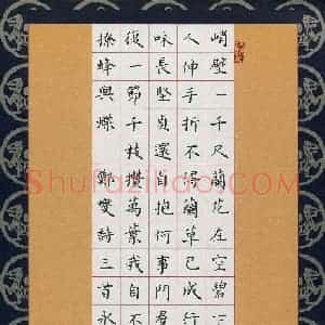 吴永敏(成人组)硬笔书法大赛 入围作品选登图片欣赏