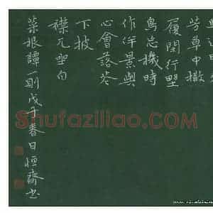 陈清云 硬笔楷书作品《菜根谭一则》图片欣赏