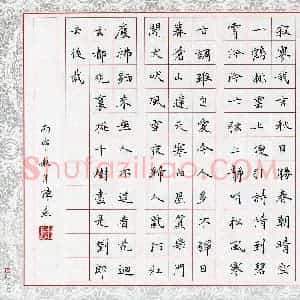 林丹萍(成人组)硬笔书法大赛 入围作品选登图片欣赏