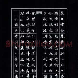 李维国 硬笔楷书作品《李清照词一首》图片欣赏