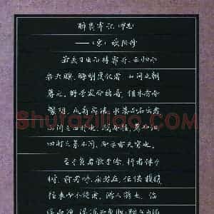 周枫茁(少儿组 安徽 特等奖)硬笔书法大赛 获奖作品图片欣赏