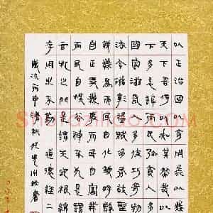 代先洲(成人组)硬笔书法大赛 入围作品选登图片欣赏