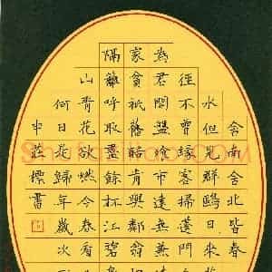 庄标(成人组)硬笔书法大赛 入围作品选登图片欣赏