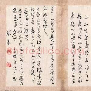 韩录涛 硬笔草书作品《东坡书论二则》图片欣赏