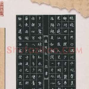 罗可欣(少儿组 8岁 金奖)硬笔书法大赛 获奖作品图片欣赏