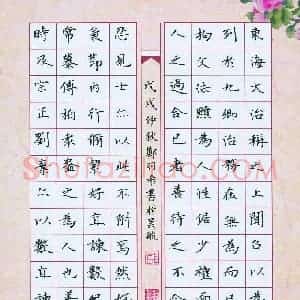 郑羽希(少儿组 11岁 金奖)硬笔书法大赛 获奖作品图片欣赏