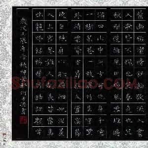何才兴 硬笔楷书作品《录梅兰竹诗词数首》图片欣赏