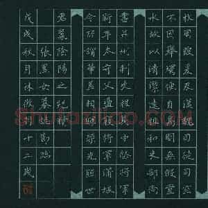林徽羽(少儿组 12岁 金奖)硬笔书法大赛 获奖作品图片欣赏