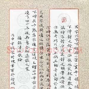 宋昕(成人组)硬笔书法大赛 入围作品选登图片欣赏