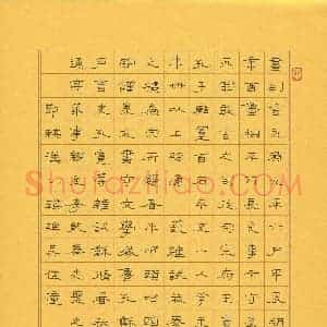吴佳潼(少儿组 14岁 金奖)硬笔书法大赛 获奖作品图片欣赏