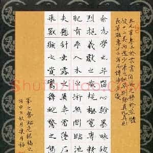 康月梅(成人组)硬笔书法大赛 入围作品选登图片欣赏