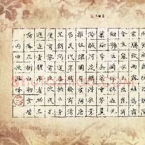 张临峰(成人组)硬笔书法大赛 入围作品选登图片欣赏