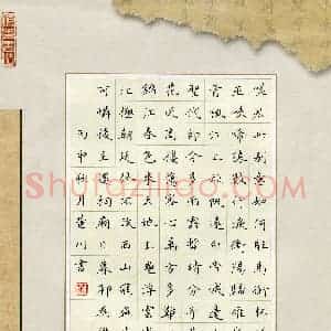 董川(成人组)硬笔书法大赛 入围作品选登图片欣赏