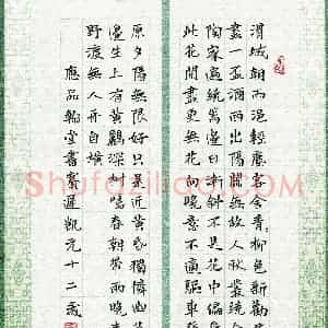迟凯元(少儿组 12岁 特等奖)硬笔书法大赛 获奖作品图片欣赏