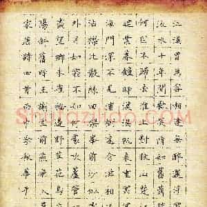 钟华平(成人组)硬笔书法大赛 入围作品选登图片欣赏