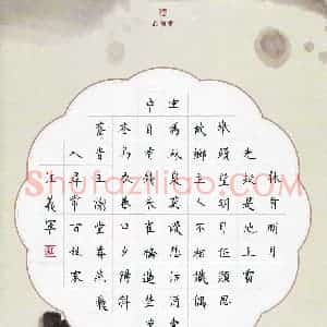 汪义军(少儿组 13岁)硬笔书法大赛 入围作品选登图片欣赏