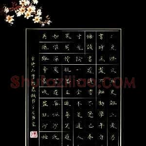杨晨婳(少儿组 14岁)硬笔书法大赛 入围作品选登图片欣赏