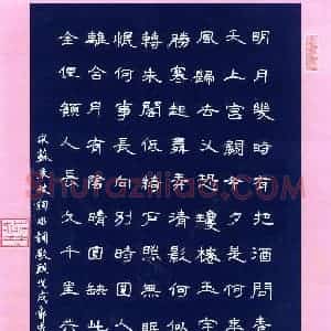 郭睿(少儿组 16岁)硬笔书法大赛 入围作品选登图片欣赏