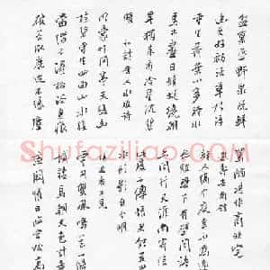余中元 硬笔行书作品《王建诗七首》图片欣赏